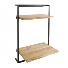 ZI Air Wall Desk Shelf Natural